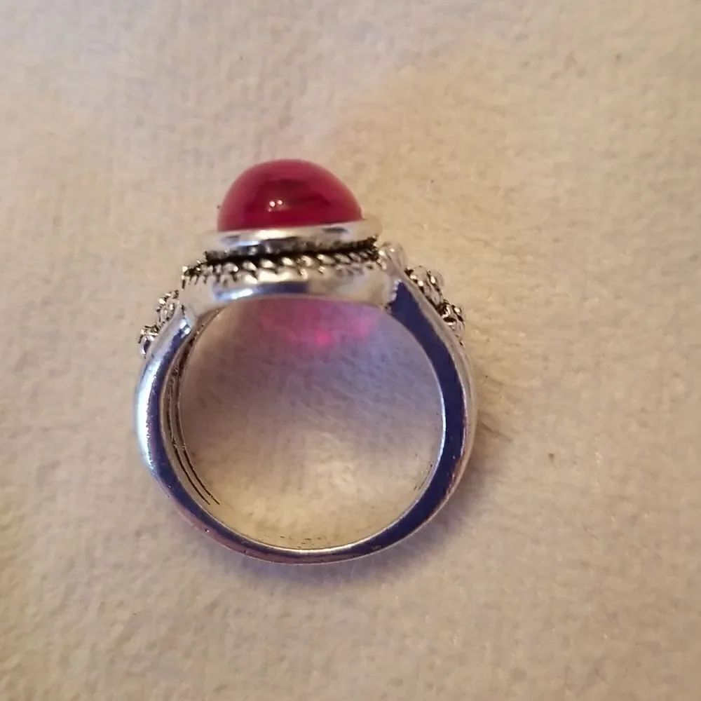 Ruby Red stone size 9 - Picture 8 of 10